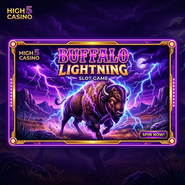 Buffalo Lightning slot game at High 5 Casino