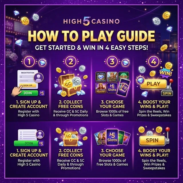 How to play High 5 Casino step-by-step guide
